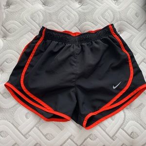 Black Nike running shorts